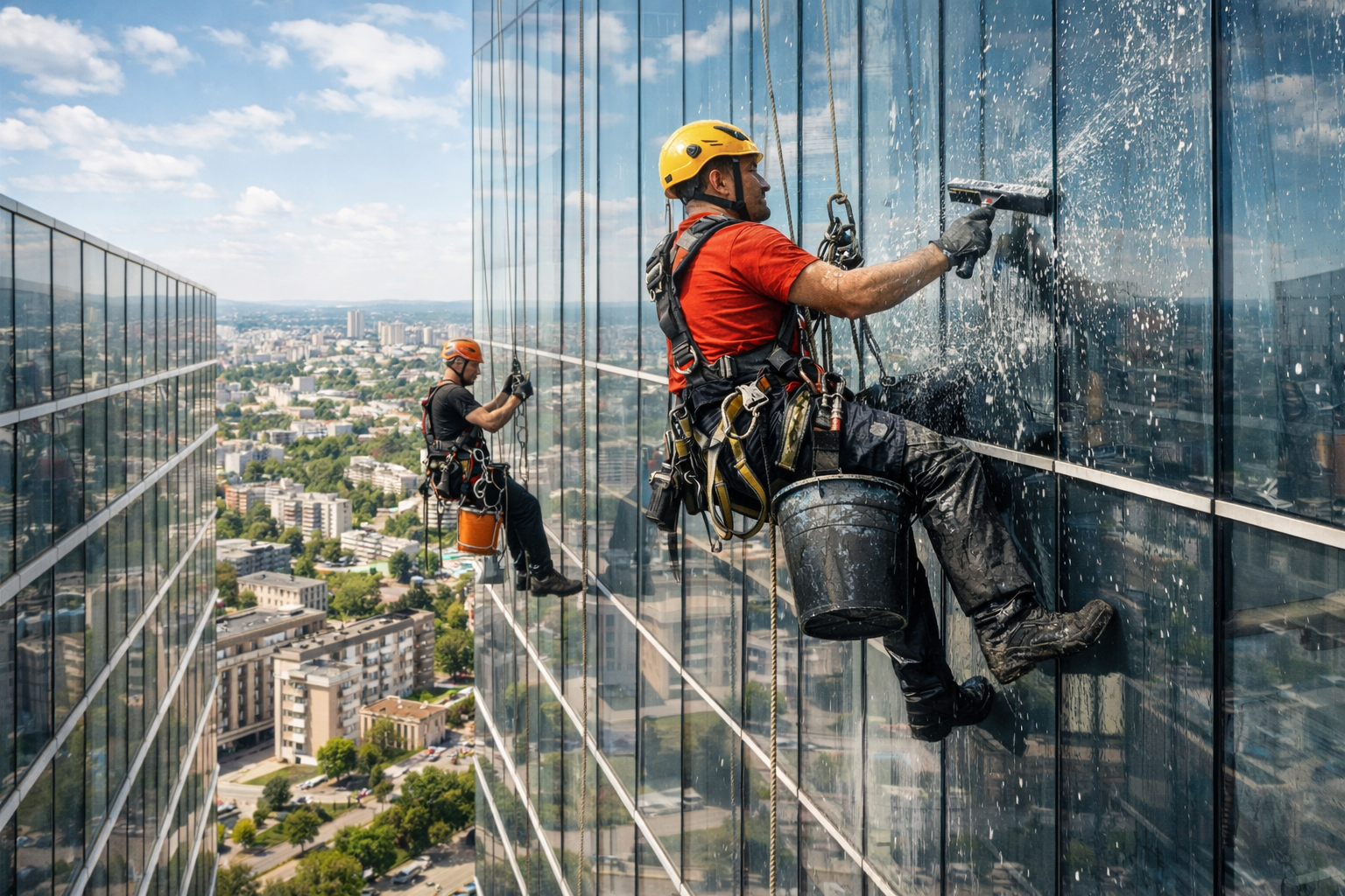 Dış Cephe Temizliğinde İple Erişim Neden Tercih Edilir?
