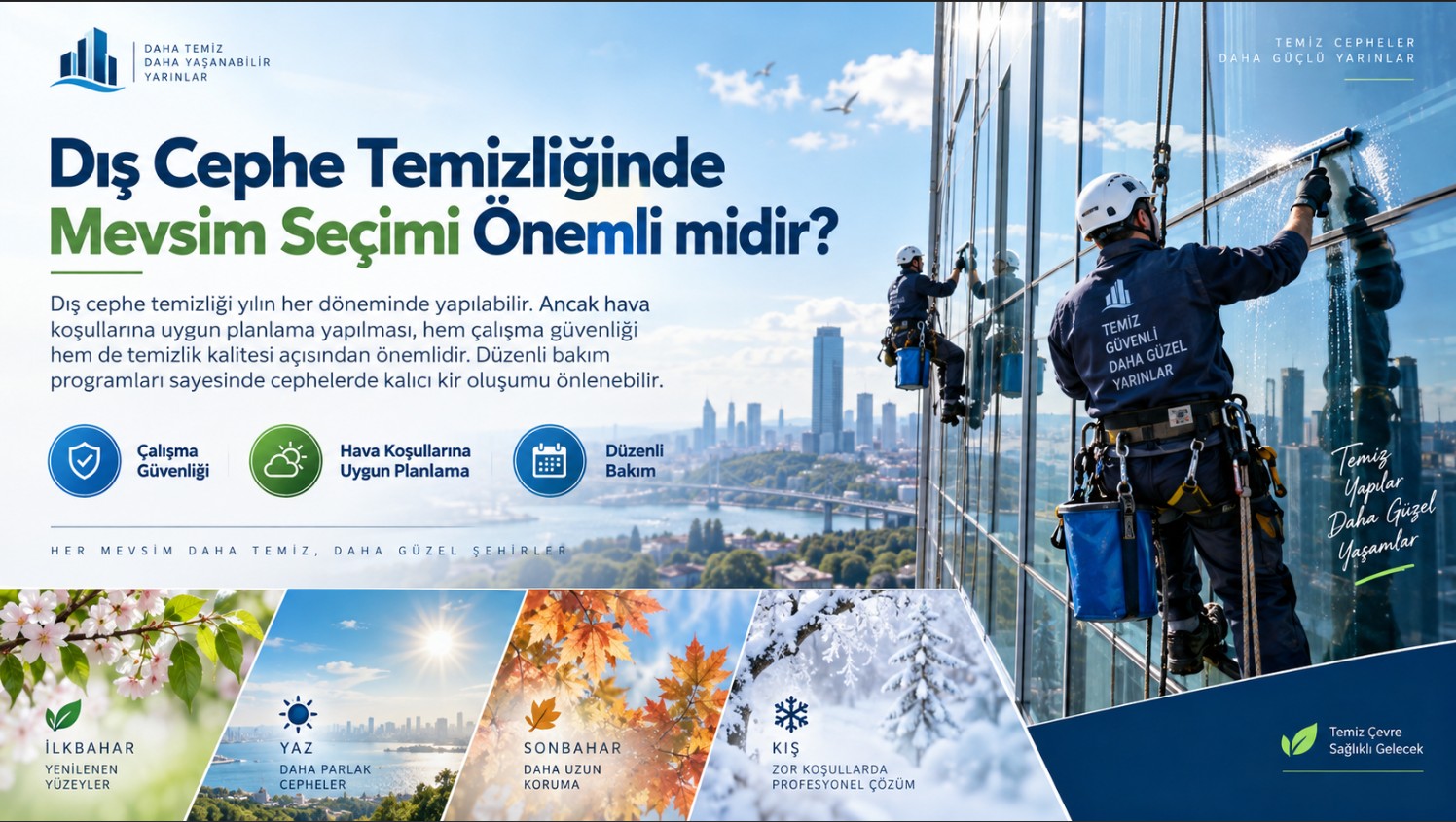 Dış Cephe Temizliğinde Mevsim Seçimi Önemli midir?